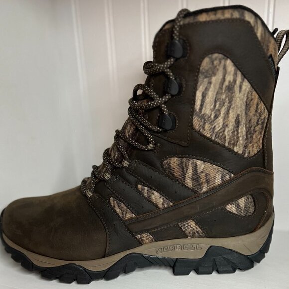 Merrell Moab Timber 8" Work Boot in Espresso Size 11.5 - Picture 4 of 7